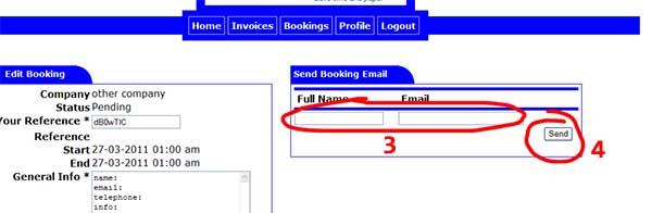 booking send 2