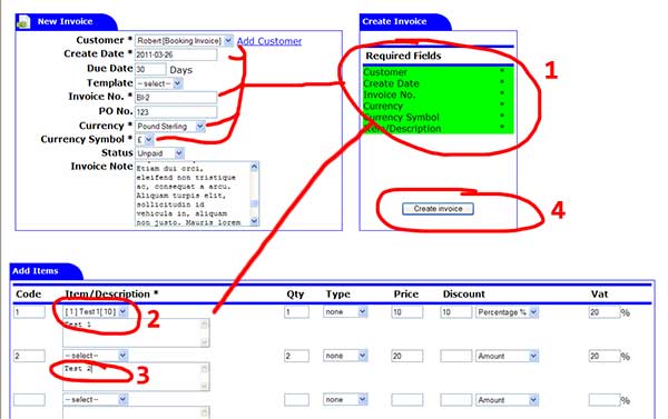 invoice add 2